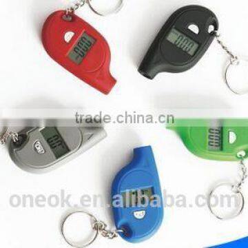 Convenient and Accurate Tyre Gauge Tester PVC LED Key Ring