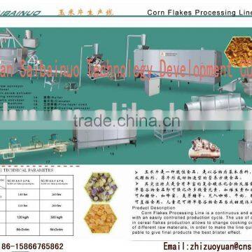 high quality Breakfast Cereals machine/corn flakes Processing Line