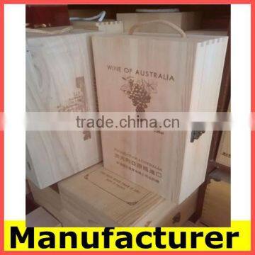 Wholesale Cheap wooden wine box china manufacturer