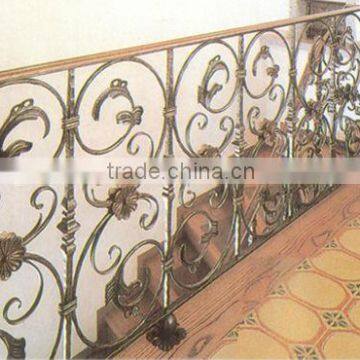 Top-selling handmade modern indoor iron stairs fence