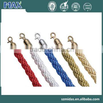 velvet/twisted rope end hook