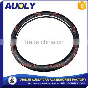 Fashinal Design PVC Material Orange Inch Car Steering Wheel Cover Anti-slip Supplier's Choice photo-3