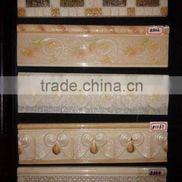 resin border resin waistline bathroom wall decor