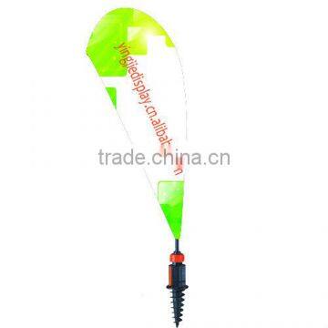 Advertising Flying Feather Flag With Double Side Printing and Spike Base photo-2