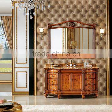 China factory wholesale american marble wicker bathroom cabient