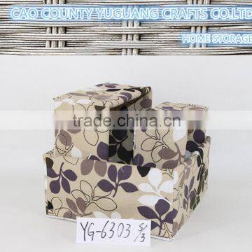 China factory directly sale rectangular fabric sundry basket