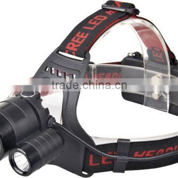 JD-603 600 LM T6 aluminium led headlamp & powerfull fishing camping headlighting