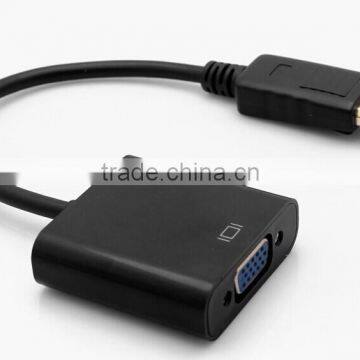 High Quality Display Port Male to VGA Female Adapter dp to VGA Cable photo-2