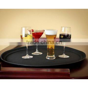 27 * 22 Inch Fiberglass Oval Non Slip Tray For Serving photo-3