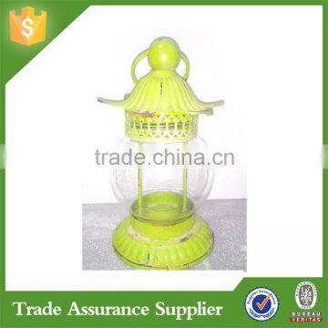 OEM acceptable directive gift metal tall glass candle holders
