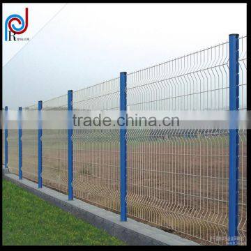 Panrui CE certificated galvanized and PVC coated Welded Wire mesh fence