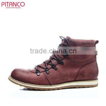 High Quality Genuine Leather Mens Fashion Martin Boots photo-2
