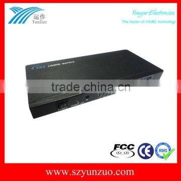 4 input 2 output hdmi switch splitter