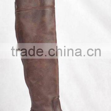 New Style Over Knee Leather Woman Boots photo-2