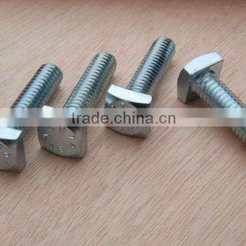 Square Head Bolts carbon steel blue white zinc