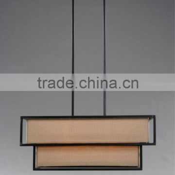 Unique Stereo Shape Simple Fabric Pendant Lamp with UL