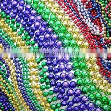 Hot Sale Mardi Gras Beads Necklace Plastic MOT Beads