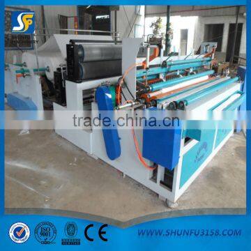 Full-automatic toilet paper converting machine and high speed Toilet Paper rewinding Machine