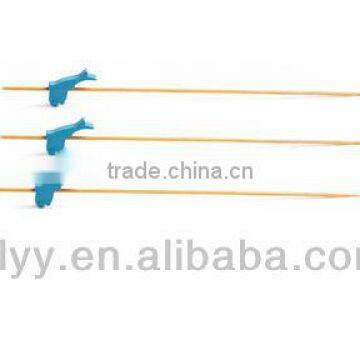 Dolphin Bamboo Picks,small Pick With Bamboo Handle,skull Cocktail Picks