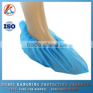 Outdoor Waterproof Blue CPE Disposable Shoe Covers