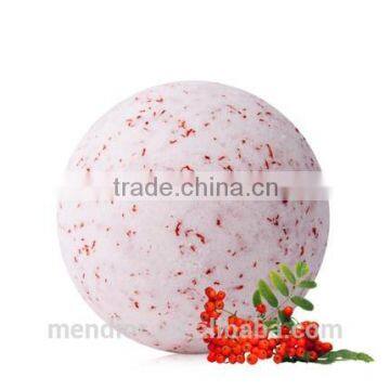 Mendior Wild berries essential oil and cheese Bath Bombs with mixed color Natural Bath Fizzers OEM Brand