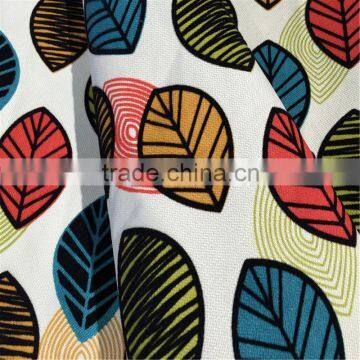 hot selling flock fabric upholstery fabric with printing