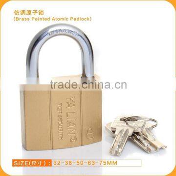 Wholesale Cheap Brass Painted Atomic Iron Padlock