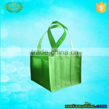 eco nonwoven 6 bottle disposable wine bag