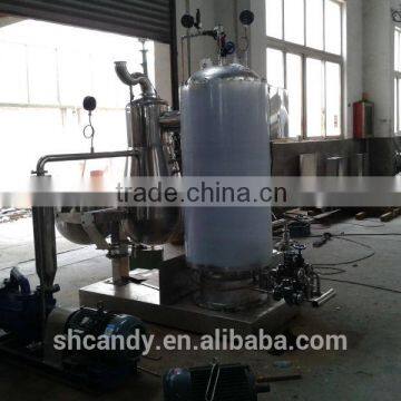 Continuous vacuum batch cooker