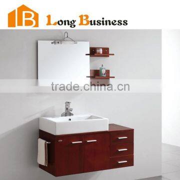 LB-JX2087 Red melamine bathroom cabinets