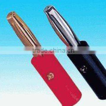 4mm plastic banana male plug connector