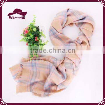 Women's Fashion Long Shawl Big Grid Winter Warm Lattice Large Scarf