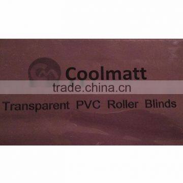 Clear PVC Fabric Roller up Outdoor Blinds