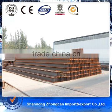 Shandong Taian Zhongcan Hot Rolled Steel H-Beam for Buliding