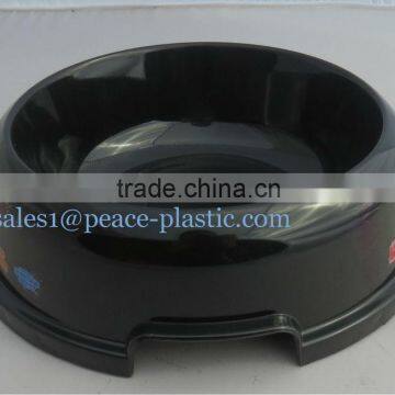 2014 New Style Plastic Pet Feeder Bowl With Silicon Soft Pad