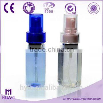 hot sale 50ml pet plastic bottle with spray