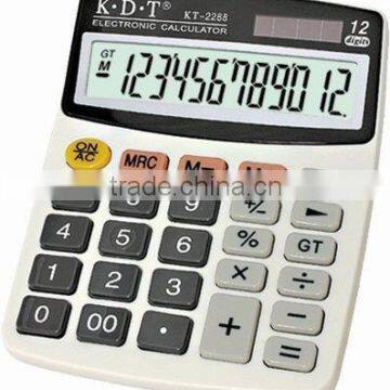 12 digits promotional calculator with big LCD display KT-2288