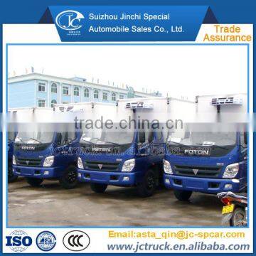 Perfect and Famous 4x2 refrigerator truck for meat transportation manufacturer