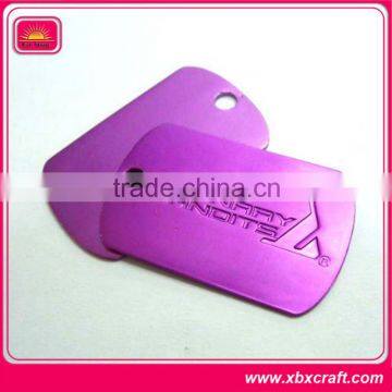 Custom Aluminum Logo Recessed Dog Tags With Stamping Technology photo-4