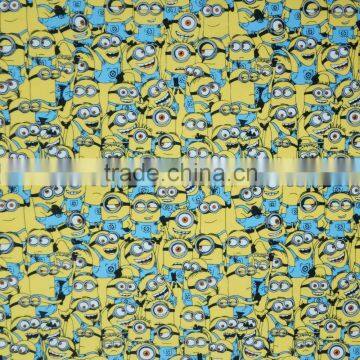 Yellow Figure Printed Beachwear Fabric for Kids photo-2