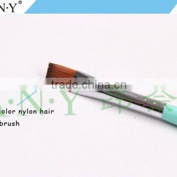 ANY Nail Art Gel Painting Wood Handle Flat Nail Art Gel Brush Nylon Hair photo-3