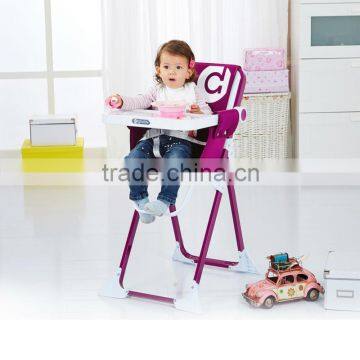 2015 best seller high quality folding portable mini baby high chair