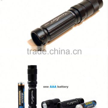 Waterproof mini led flashlight TANK007 E09,I1541 led torchs made in usa