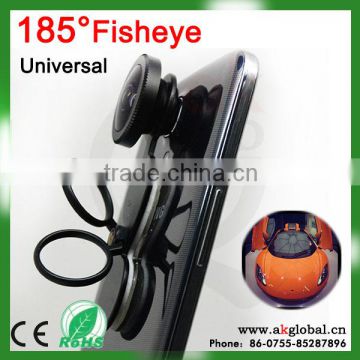 Unique Deisgn Hand Ring 185 Degree Fisheye lens for iphone Samsung Galaxy S4