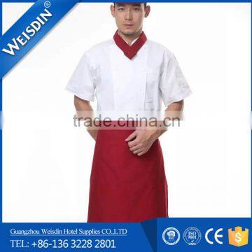 cotton kitchen apron with for chefs kitchen cooking bakery