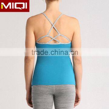 Newly Custom Women Stringer Tank Top Fitness With Removable Paddings