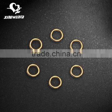 Gold plated rings for swimwear 10mm