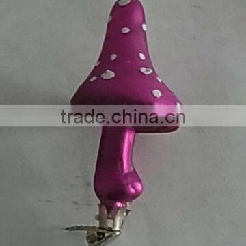 Fair Wholesale Glass Mushroom Ornaments Christmas Crafts