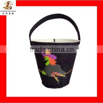 felt fabric baskets for storage with tote
