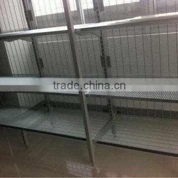 Australian Steel Wire Shelving/Chromed Wire Shelves/Steel Wire Gondola Shelving
